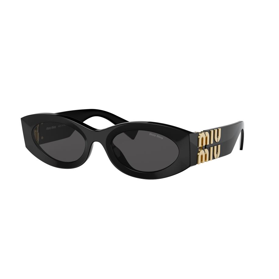Miu Miu Vrouwelijk Sunglass MU 11WS - Framekleur: Zwart, Lenskleur: Donkergrijs Grijs