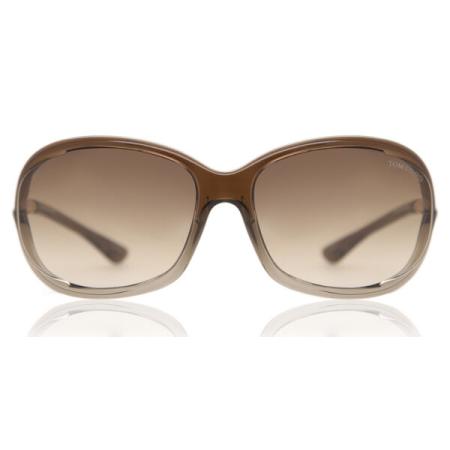 Tom Ford FT0008 JENNIFER 38F Bruin Dames Zonnebril