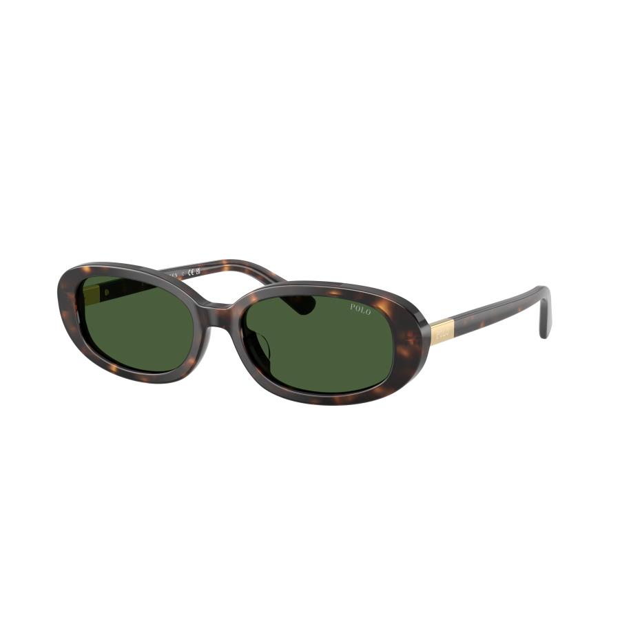 Polo Ralph Lauren Vrouwelijk Sunglass PH4198U - Framekleur: Glanzend donker Havana, Lenskleur: Flessengroen Groen