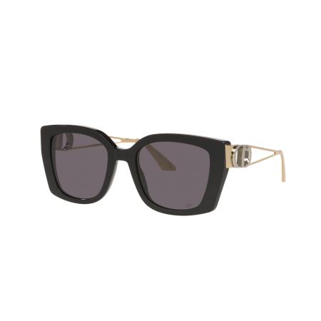 DIOR Vrouwelijk Sunglass 30Montaigne S13I - Framekleur: Zwart, Lenskleur: Grijs
