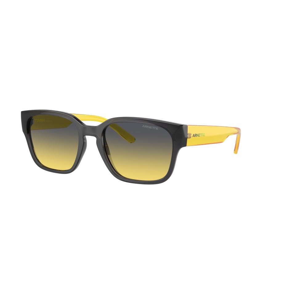 Arnette Mannelijk Sunglass AN4325 Hamie - Framekleur: Transparant grijs, Lenskleur: Yellow/Dark Grey Multicolor