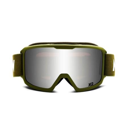 Messy Weekend FERDI XE2 Army Zilver Mirrored Groen Heren Zonnebril