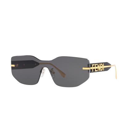 Fendi Vrouwelijk Sunglass FE40066U - Framekleur: Goud glanzend, Lenskleur: Grijs
