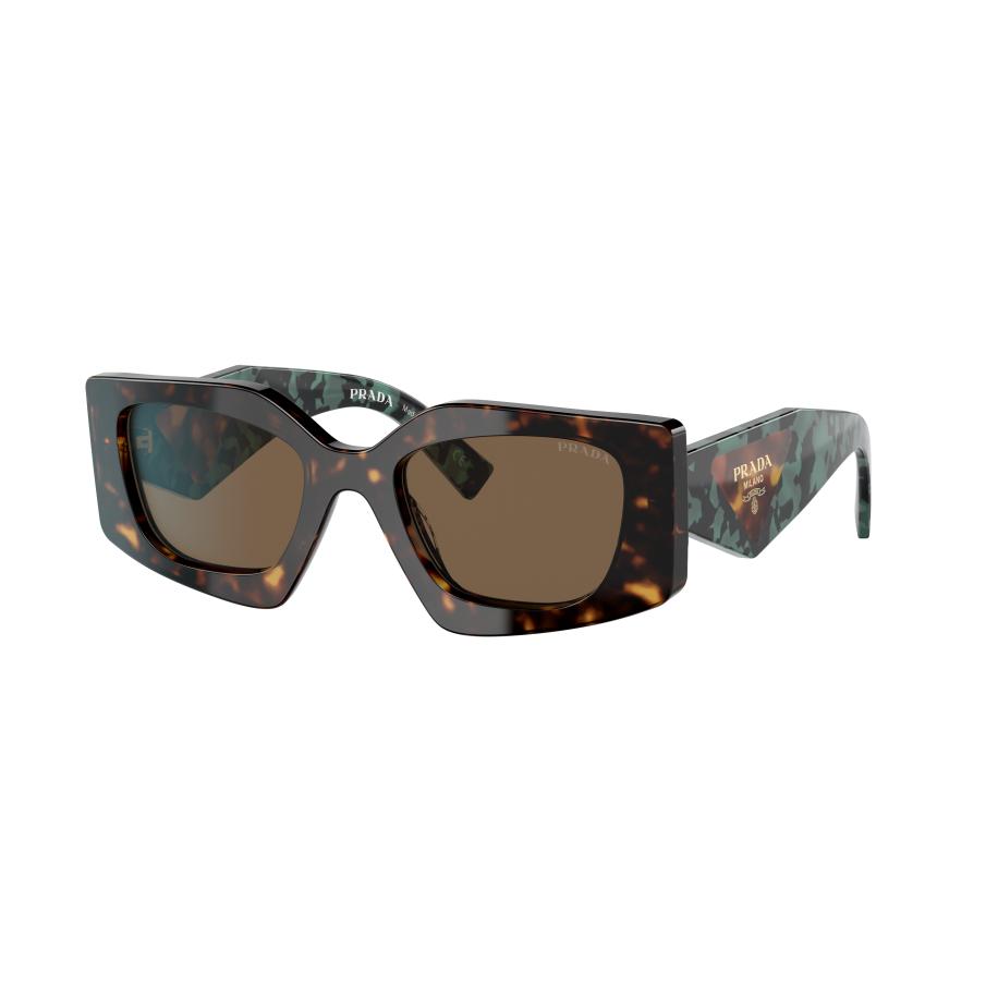 Prada Vrouwelijk Sunglass PR 15YS - Framekleur: Tortoise, Lenskleur: Donkerbruin Bruin
