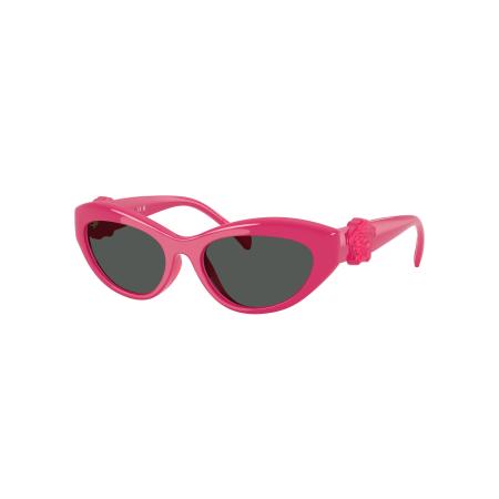 Versace Unisex Sunglass VK4005U - Framekleur: Fuchsia, Lenskleur: Donkergrijs