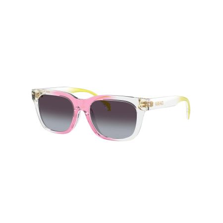Versace Unisex Sunglass VK4006U - Framekleur: Gradiënt roze transparant geel, Lenskleur: Grijs Gradiënt
