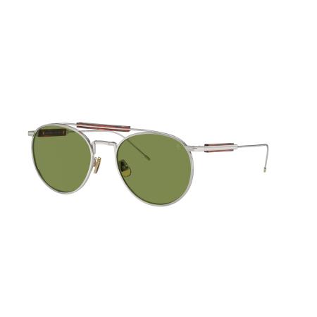Brunello Cucinelli Unisex Sunglass BC2004ST - Framekleur: Zilver, Lenskleur: Brassica