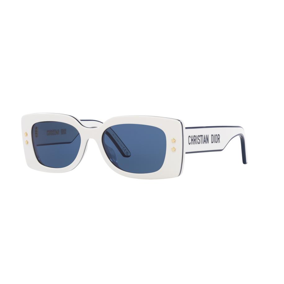 DIOR Vrouwelijk Sunglass DiorPacific S1U - Framekleur: Ivoor, Lenskleur: Blauw Blauw