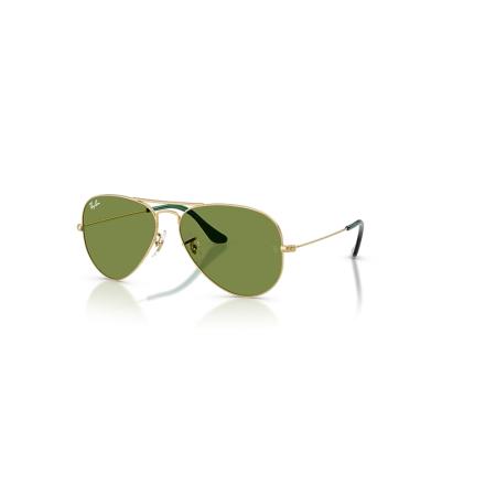Ray-Ban Aviator Large Metal zonnebril Arista Goud montuur Groen glazen 58-14