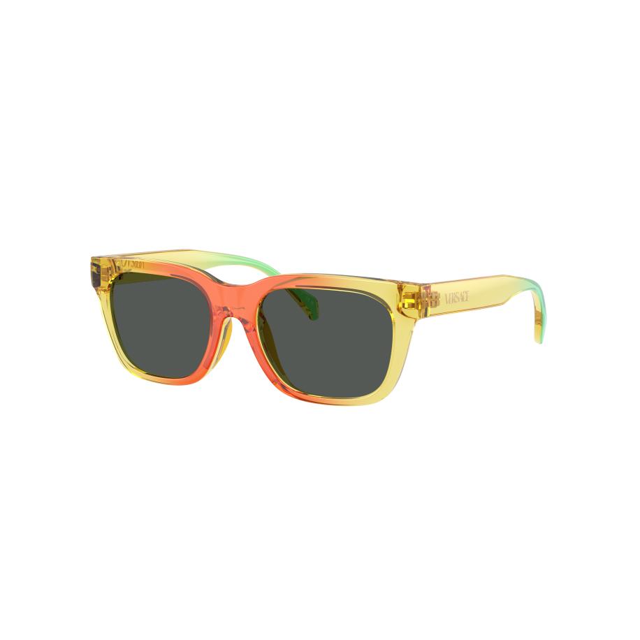 Versace Unisex Sunglass VK4006U - Framekleur: Gradiënt oranje geel groen, Lenskleur: Donkergrijs Grijs