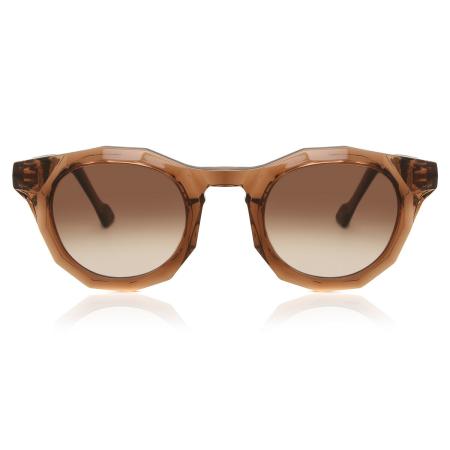 Yohji Yamamoto Slook 012 A002 Bruin Dames Zonnebril