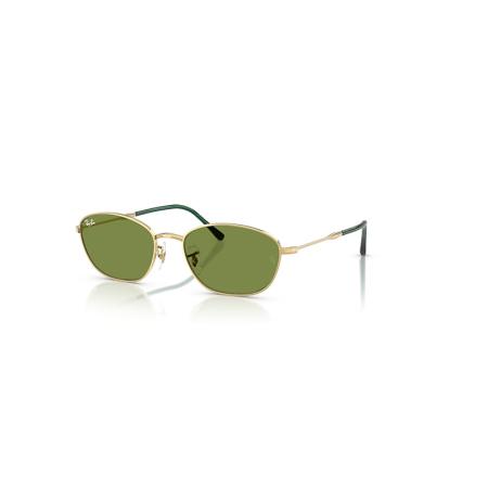 Ray-Ban Rb3749 zonnebril Arista Goud montuur Groen glazen 58-18