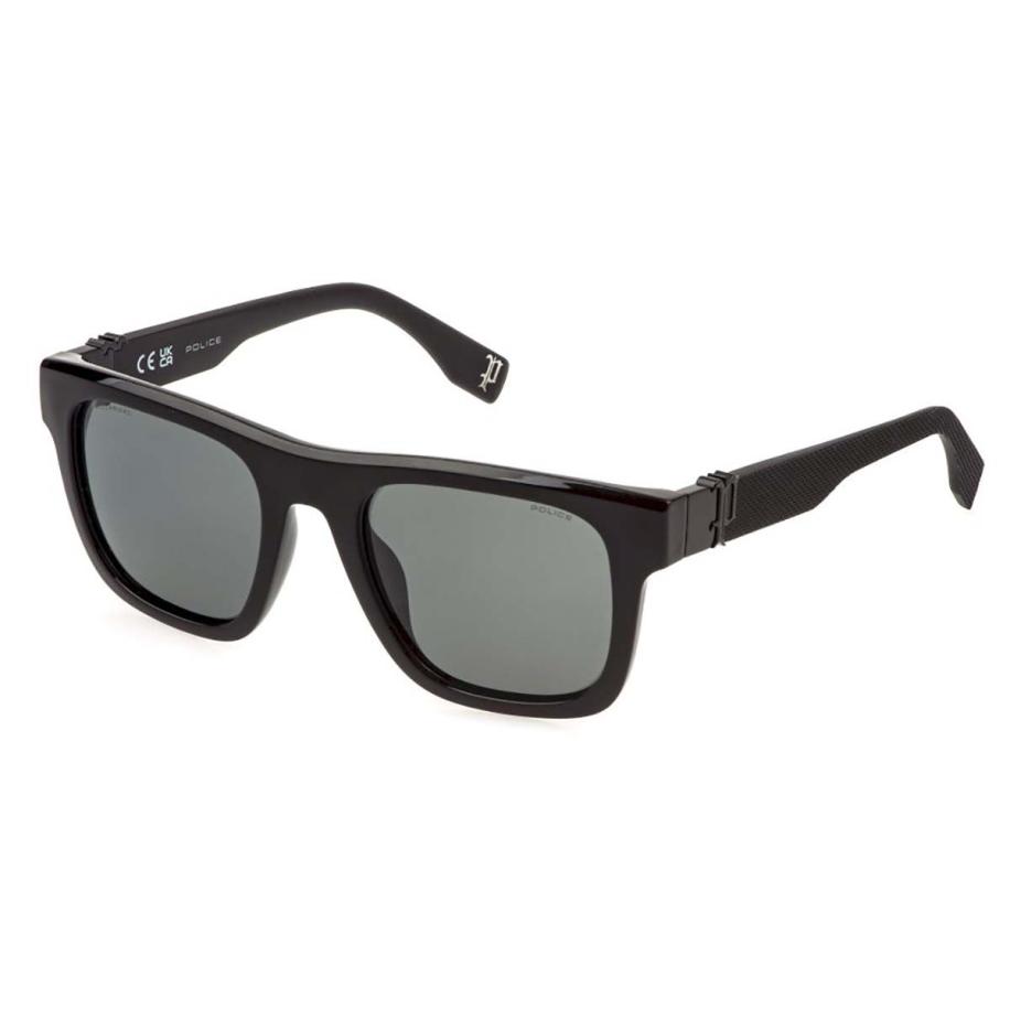 Police SPLQ79E BEYOND LITE 7 Z42P Zwart Heren Zonnebril