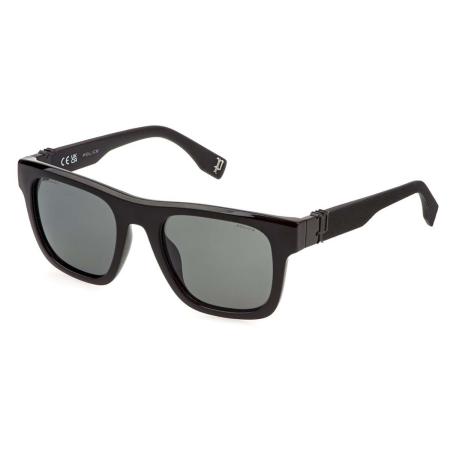 Police SPLQ79E BEYOND LITE 7 Z42P Zwart Heren Zonnebril