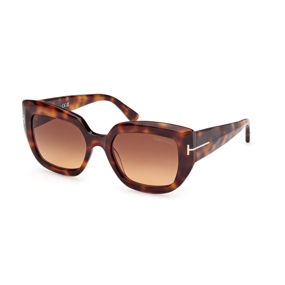 Tom Ford FT1192 SALTZMAN 53F Tortoiseshell Dames Zonnebril