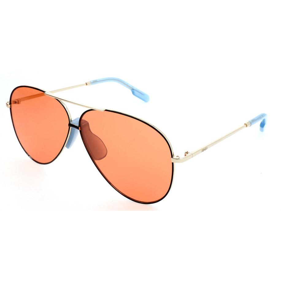 Kenzo KZ 40012F Aziatische pasvorm 32S Zwart Heren Zonnebril