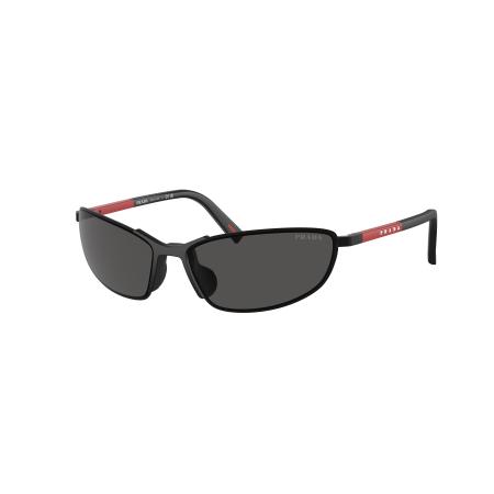 Prada Linea Rossa Mannelijk Sunglass PS 55ZS - Framekleur: Matzwart, Lenskleur: Donkergrijs