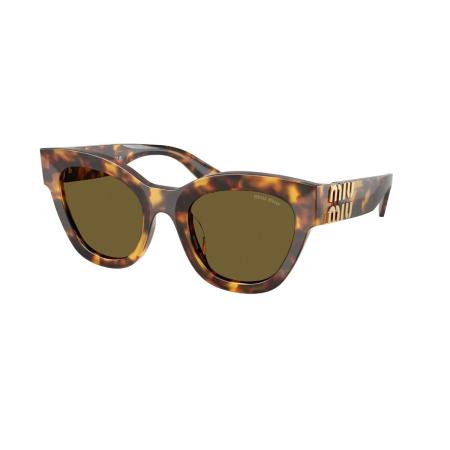 Miu Miu MU01YSF Aziatische pasvorm 14L09Z Tortoiseshell Dames Zonnebril