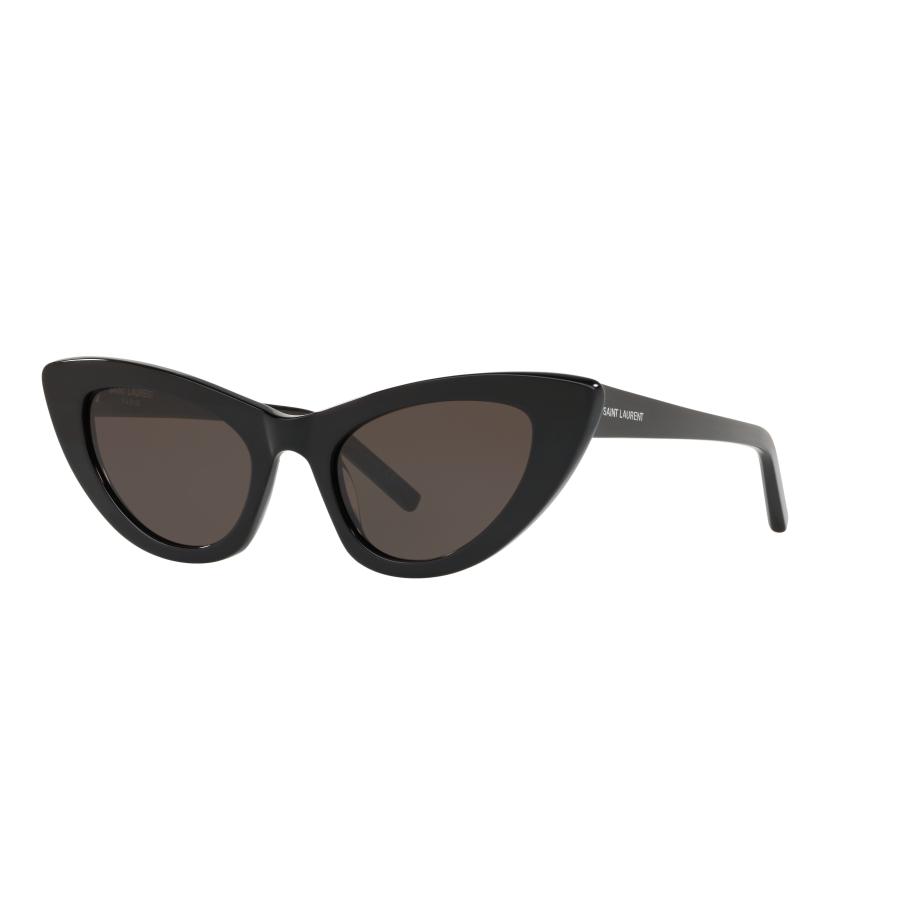 Saint Laurent Vrouwelijk Sunglass SL 213 Lily - Framekleur: Zwart glanzend, Lenskleur: Grijs Grijs