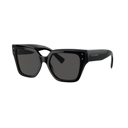 Dolce&Gabbana Vrouwelijk Sunglass DG4471 - Framekleur: Zwart, Lenskleur: Donkergrijs