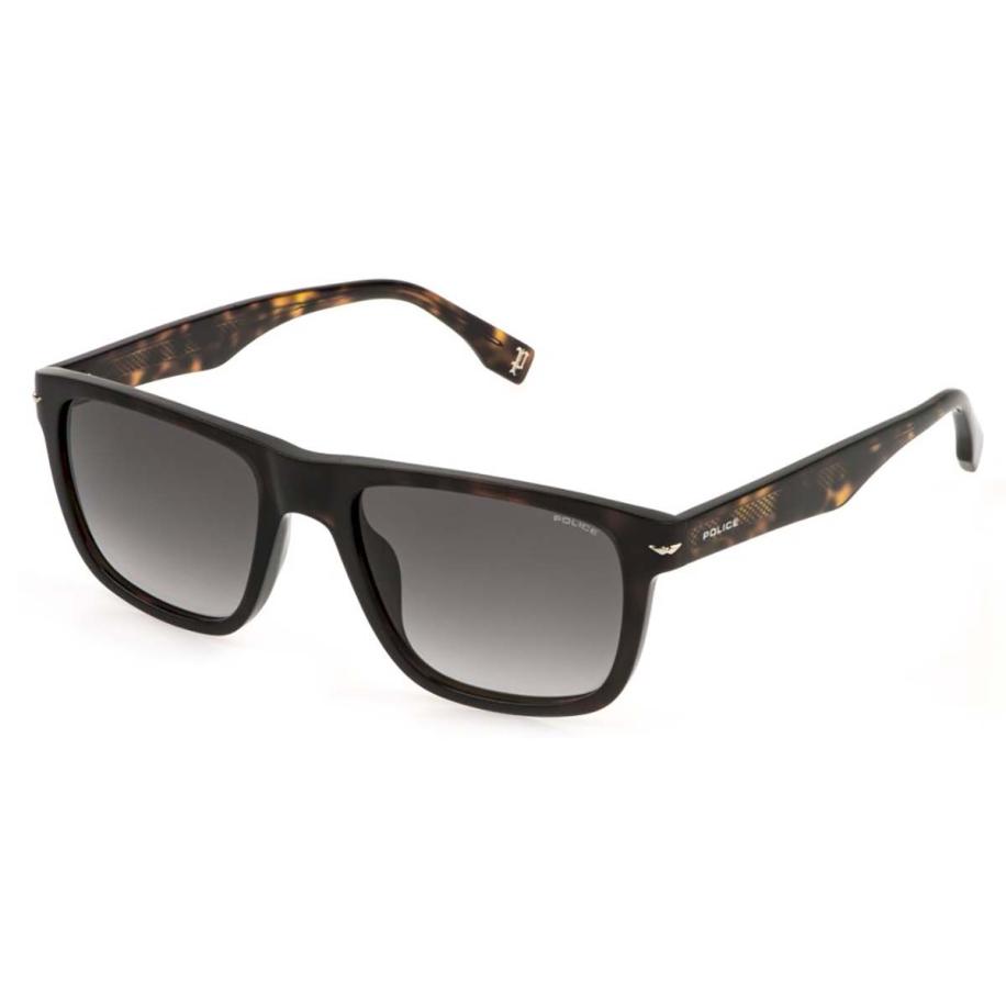 Police SPLQ83 CHAMP 14 6E4 Tortoiseshell Heren Zonnebril