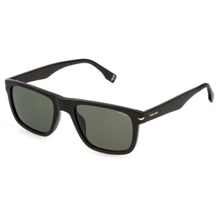 Police SPLQ83 CHAMP 14 0700 Zwart Heren Zonnebril