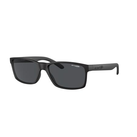Arnette Unisex Sunglass AN4185 Slickster - Framekleur: Rubber zwart, Lenskleur: Donkergrijs