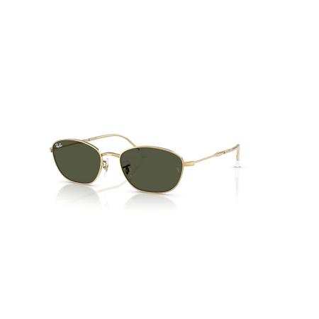 Ray-Ban Rb3749 zonnebril Arista Goud montuur Groen glazen 58-18