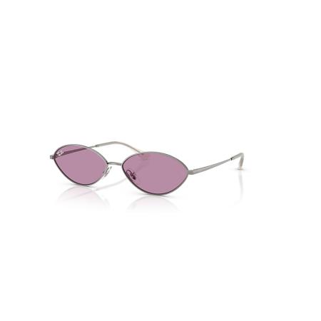 Ray-Ban Kai Bio-based zonnebril Staalgrijs montuur Violet glazen 59-15