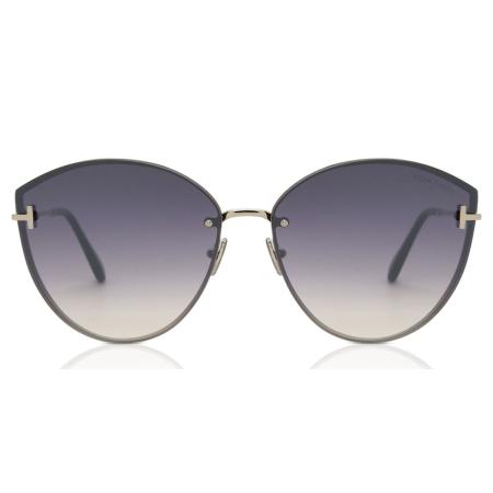 Tom Ford FT1106 EVANGELINE 16C Zilver Dames Zonnebril