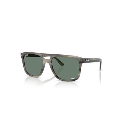 Ray-Ban Rb2213ch Chromance zonnebril Havana Grijs montuur Grijs glazen Gepolariseerd 58-20