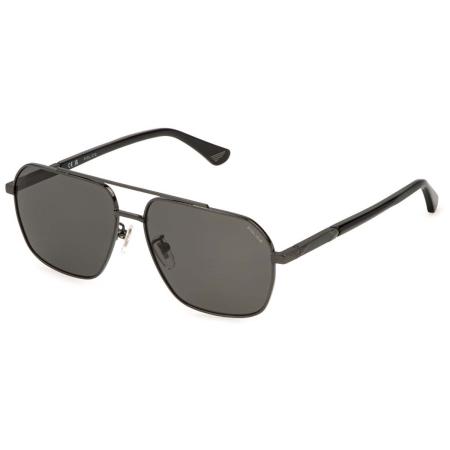 Police SPLQ85 NEW CROSSROADS 4 568P Grijs Heren Zonnebril