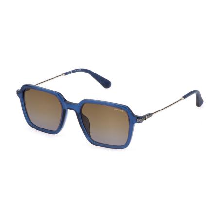 Police SPLL10 OCTANE 7 0892 Blauw Heren Zonnebril