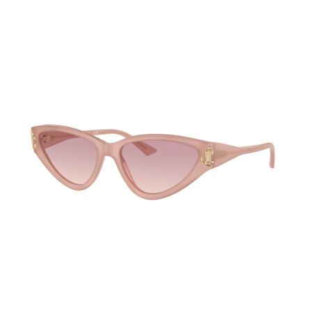 Jimmy Choo Vrouwelijk Sunglass JC5019 - Framekleur: Opaal roze, Lenskleur: Bruin Gradiënt Violet