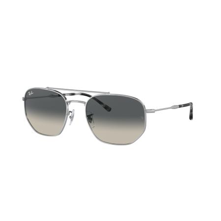 Ray-Ban Unisex Sunglass RB3707 - Framekleur: Zilver, Lenskleur: Grijs