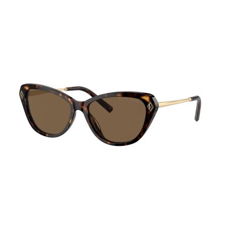 Ralph Lauren Vrouwelijk Sunglass RL8224U THE ELLA - Framekleur: Donker Havana, Lenskleur: Bruin