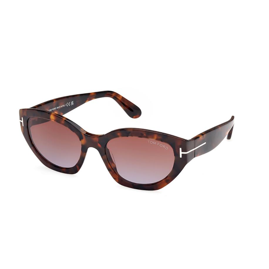 Tom Ford FT1086 PENNY 52F Tortoiseshell Dames Zonnebril