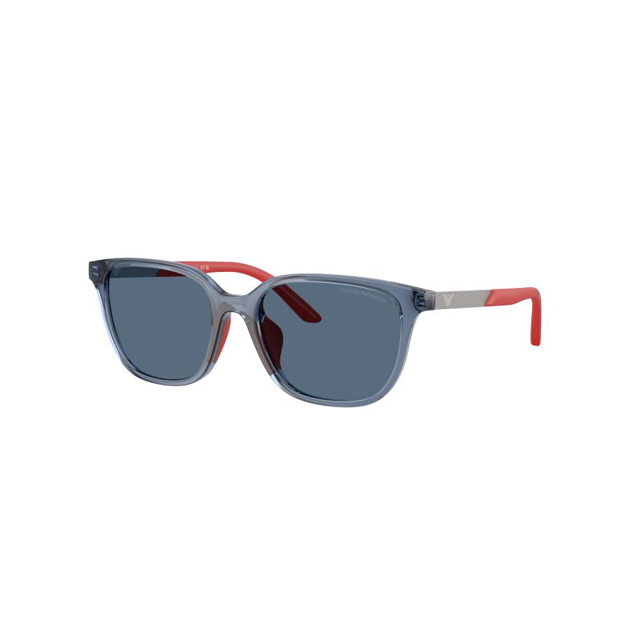 Emporio Armani Unisex Sunglass EK4006U - Framekleur: Transparant blauw, Lenskleur: Donkerblauw Blauw
