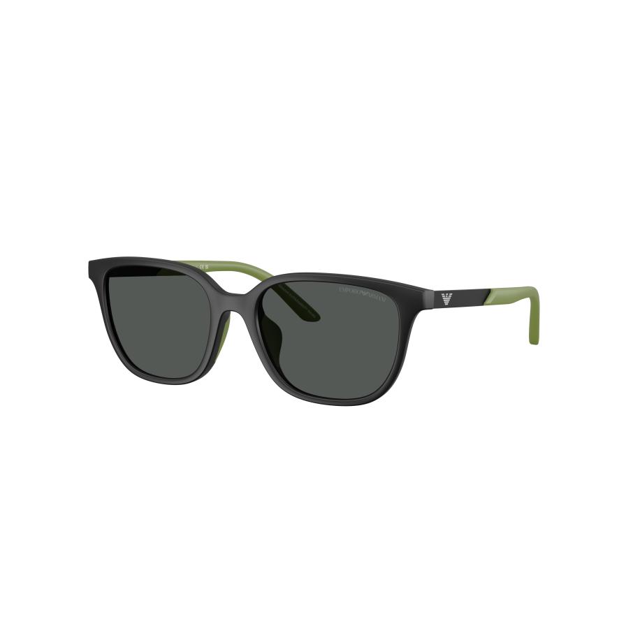 Emporio Armani Unisex Sunglass EK4006U - Framekleur: Matzwart, Lenskleur: Donkergrijs Grijs