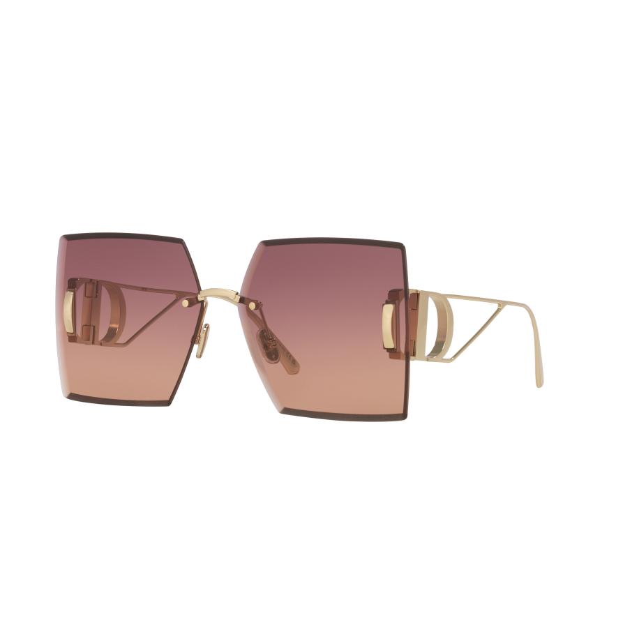 DIOR Vrouwelijk Sunglass CD40101U - Framekleur: Goud, Lenskleur: Bruin Gradiënt Bruin
