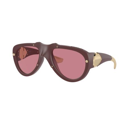 Burberry Unisex Sunglass BE4433U - Framekleur: Rubber bordeaux, Lenskleur: Donkerpaars