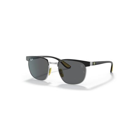 Ray-Ban Rb3698m Scuderia Ferrari Ltd zonnebril Zwart montuur Grijs glazen 53-20