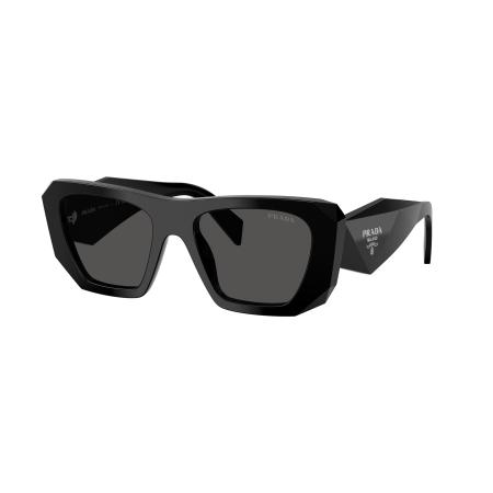 Prada Vrouwelijk Sunglass PR B18S - Framekleur: Zwart, Lenskleur: Donkergrijs