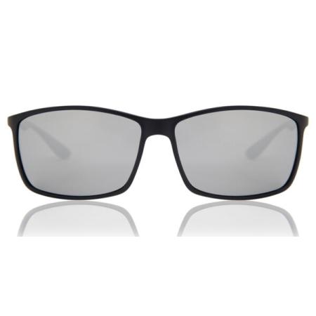 Dames Ovaal Volledige rand Plastic Zwart Zonnebril - Arise Collective