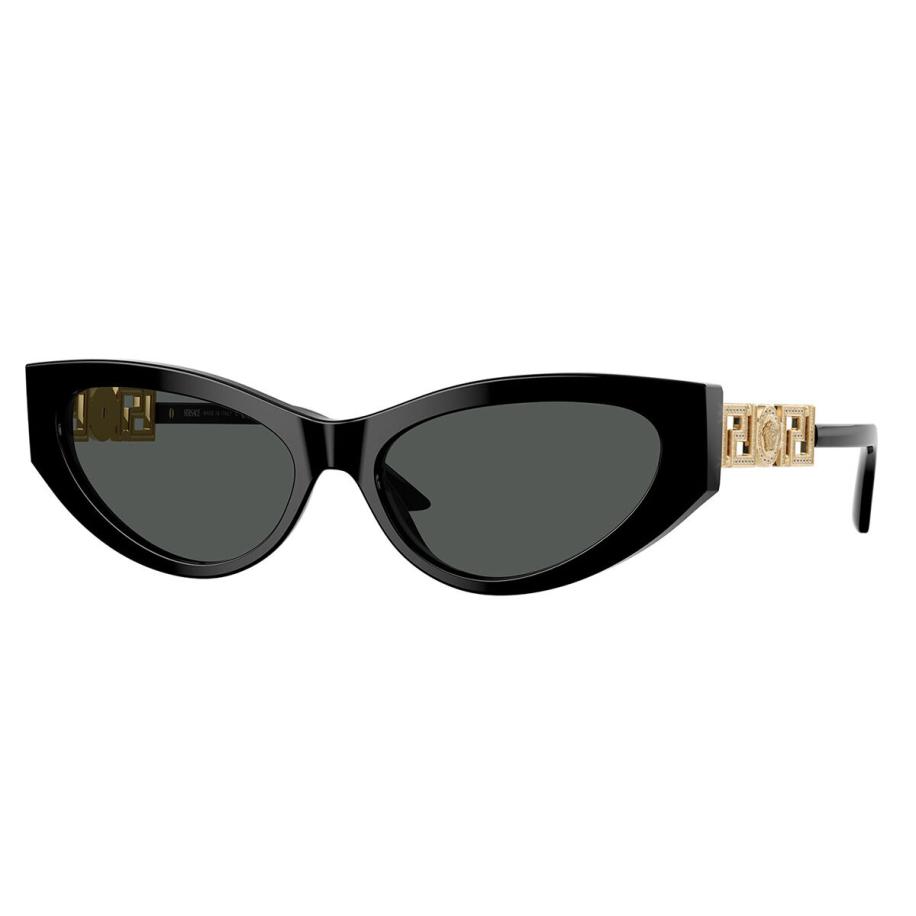 Versace VE4470B GB1/87 Zwart Dames Zonnebril Grijs