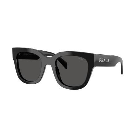 Prada Vrouwelijk Sunglass PR C04S - Framekleur: Zwart, Lenskleur: Donkergrijs