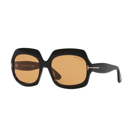 Tom Ford FT1155 REN 01E Zwart Dames Zonnebril