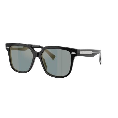 Brunello Cucinelli Vrouwelijk Sunglass BC4010S - Framekleur: Zwart, Lenskleur: Polar Blauw Gespiegeld Goud