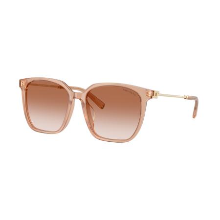 Tiffany & Co. Vrouwelijk Sunglass TF4244D - Framekleur: Opaal nude, Lenskleur: Roze Gradiënt