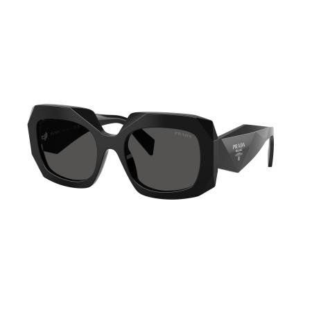 Prada Vrouwelijk Sunglass PR B23S - Framekleur: Zwart, Lenskleur: Donkergrijs